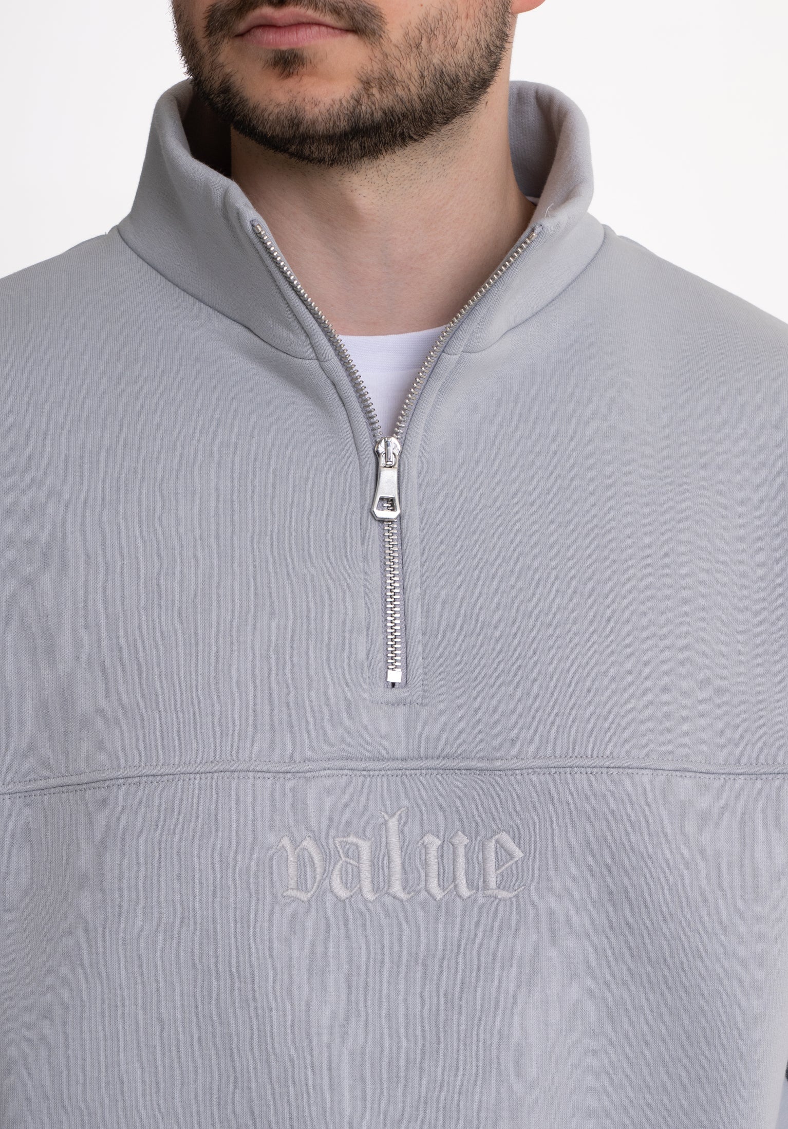 Heavy Halfzip "Diamant" 320GSM