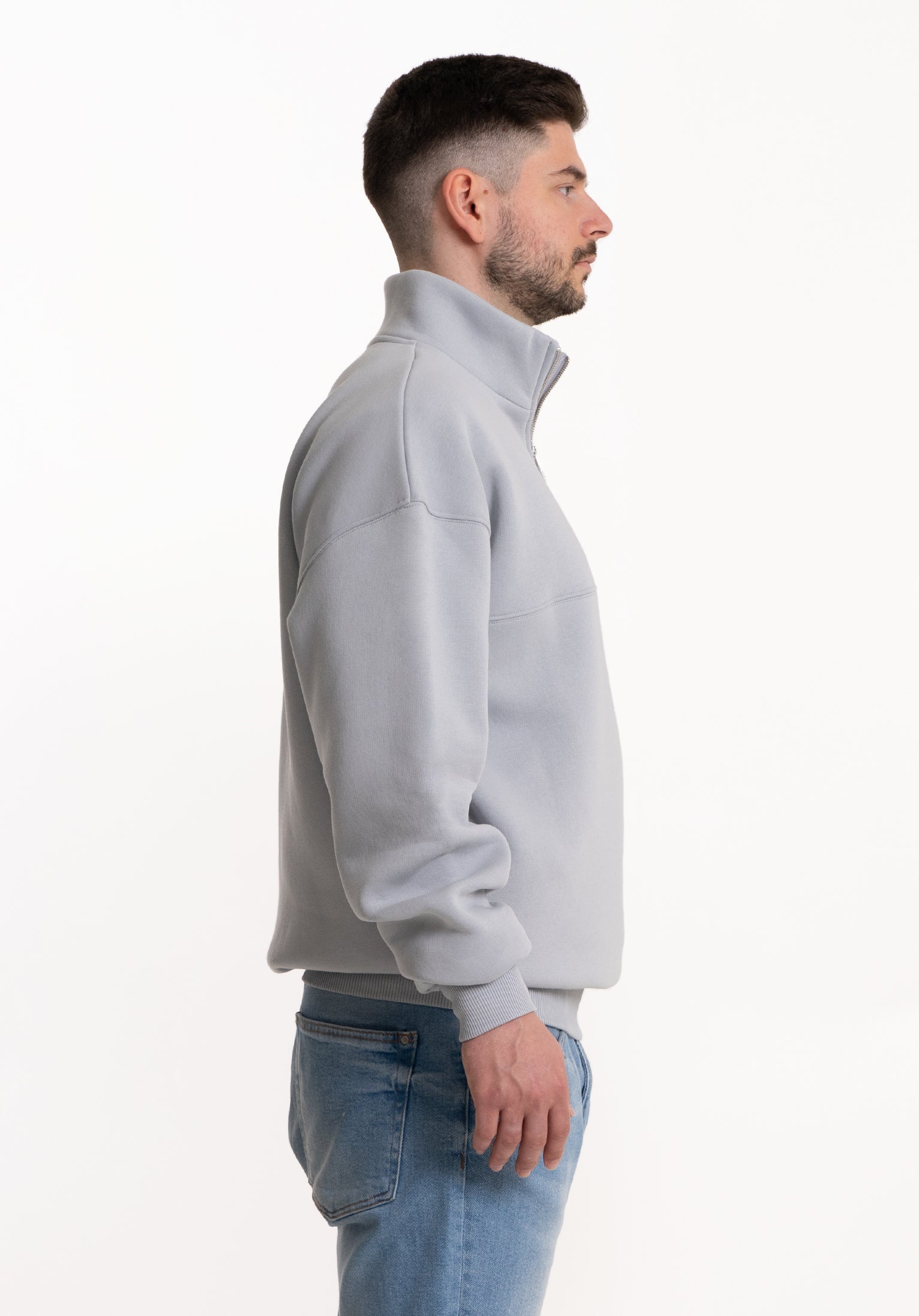 Heavy Halfzip "Diamant" 320GSM