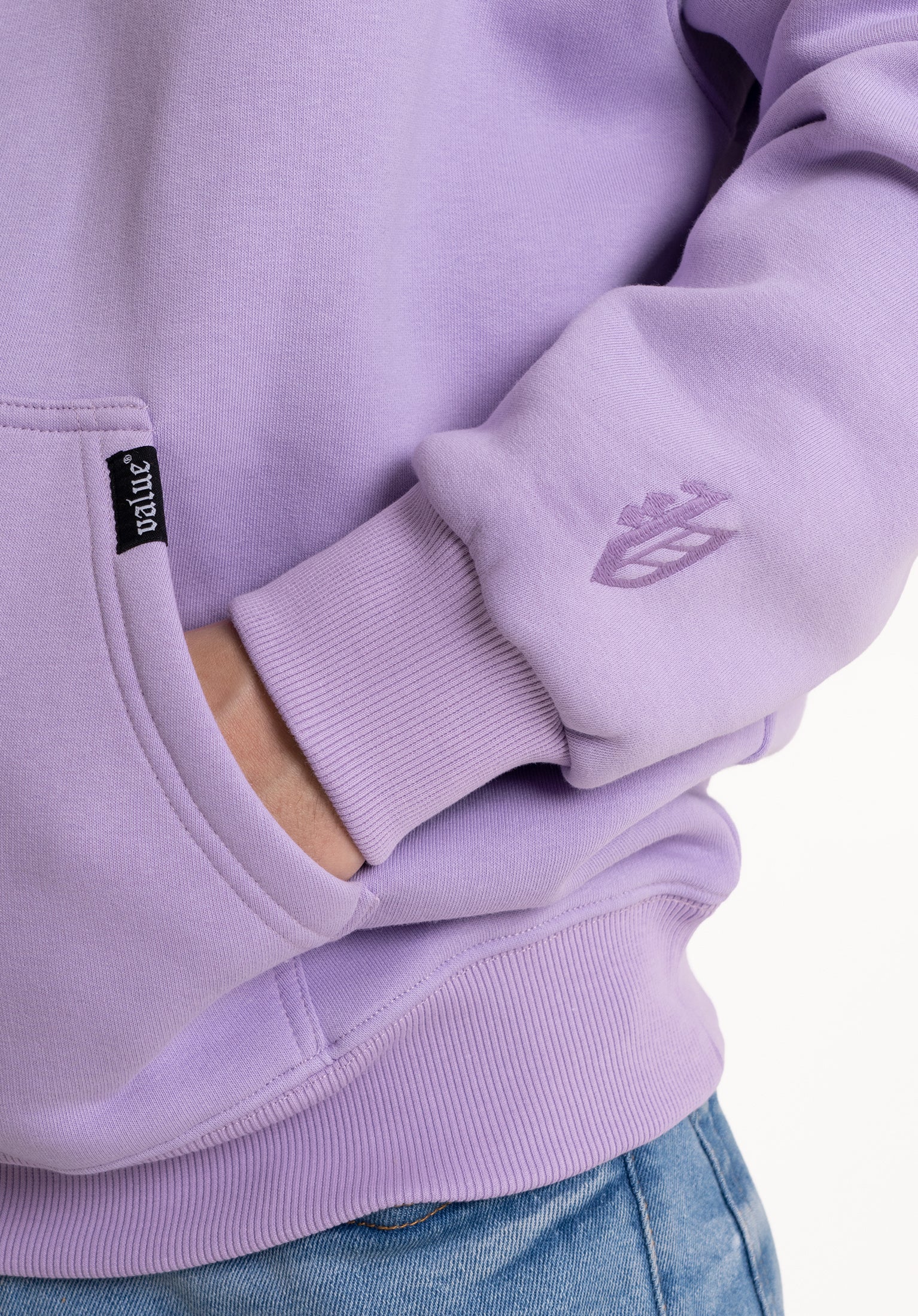 Heavy Hoodie "Flieder" 320GSM