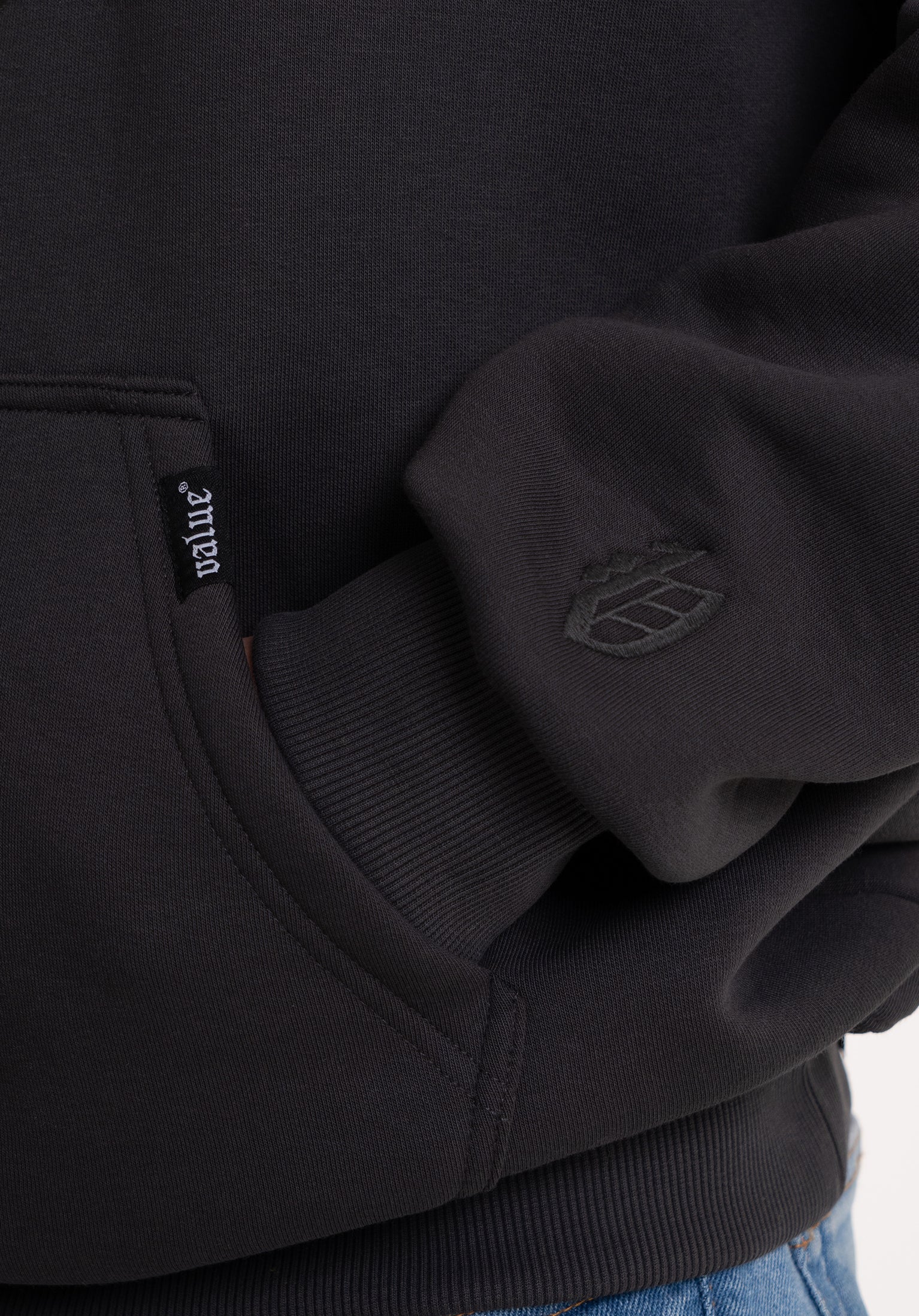 Heavy Hoodie “Apokalypse” Steingrau 320GSM