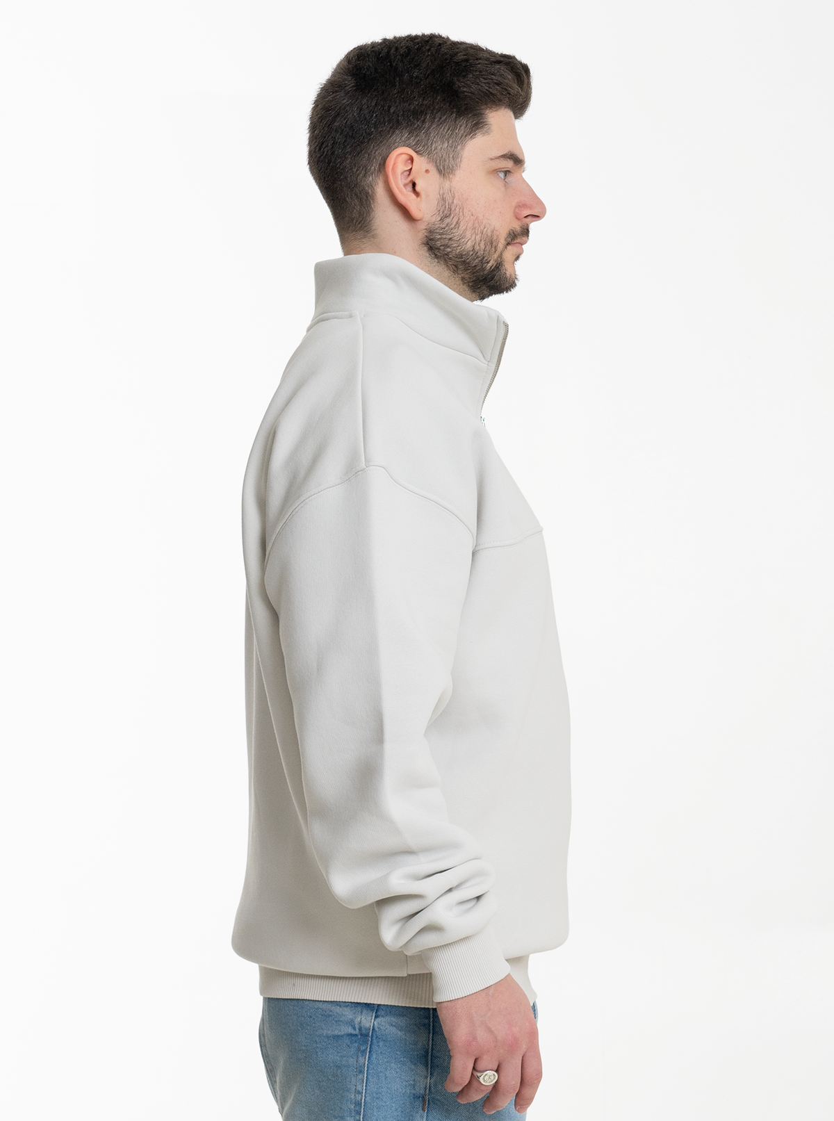 Heavy Halfzip “Kokosnuss"