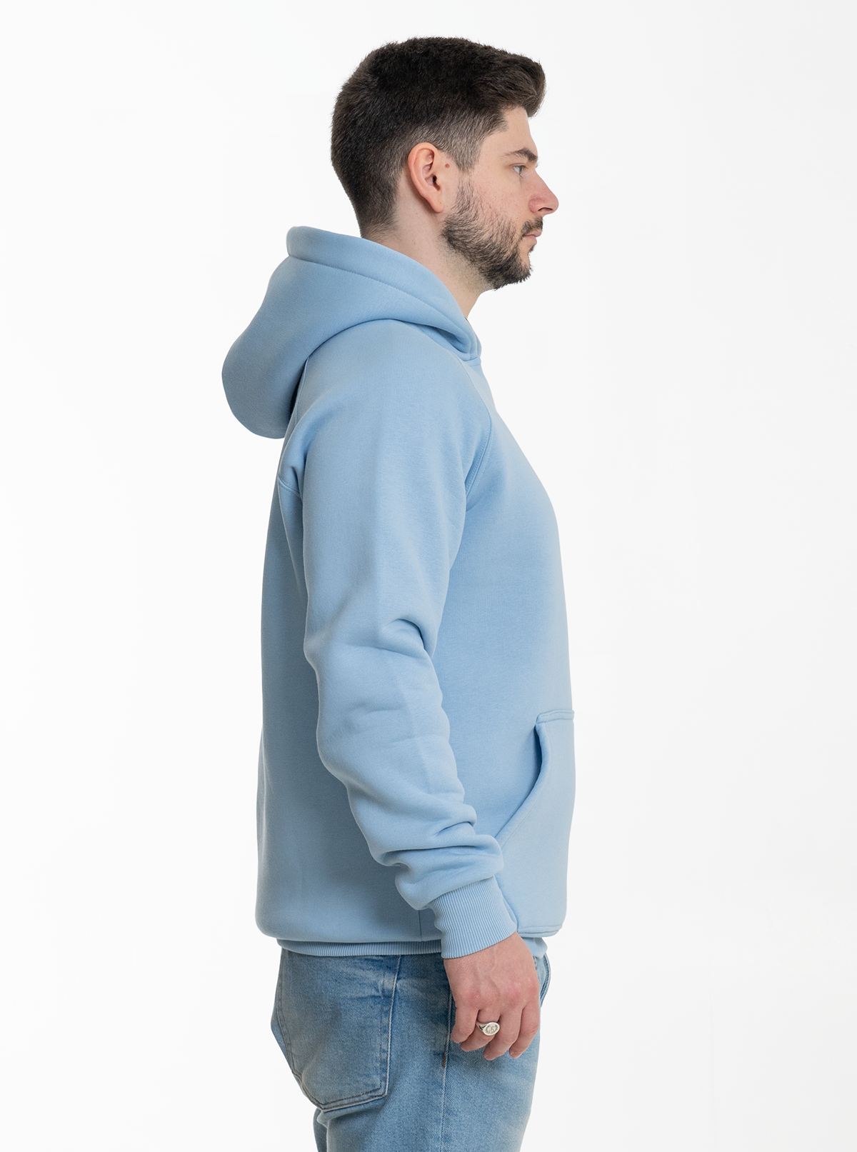 Basic Hoodie "Babyblau" 320GSM