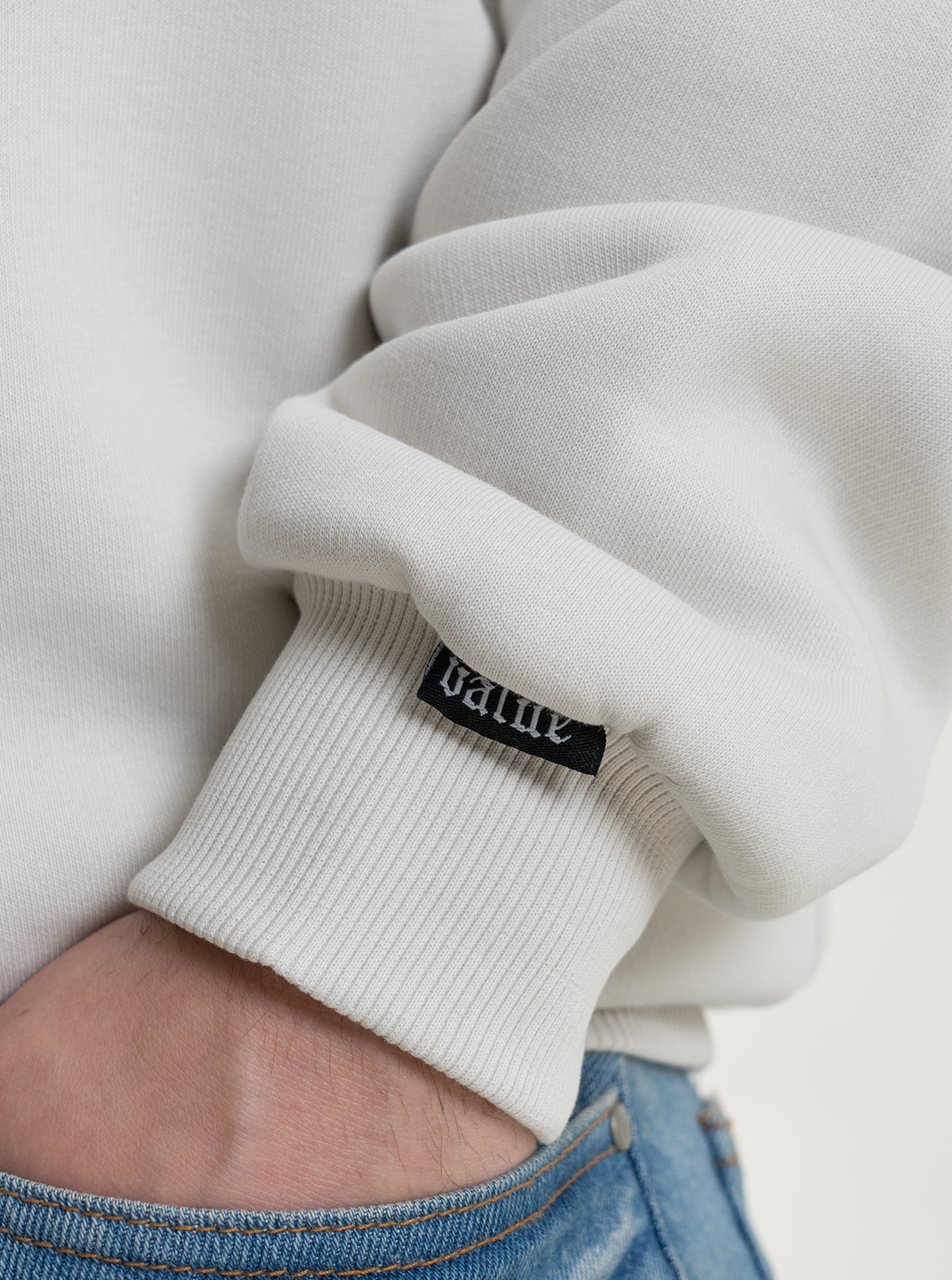 Heavy Halfzip “Kokosnuss"