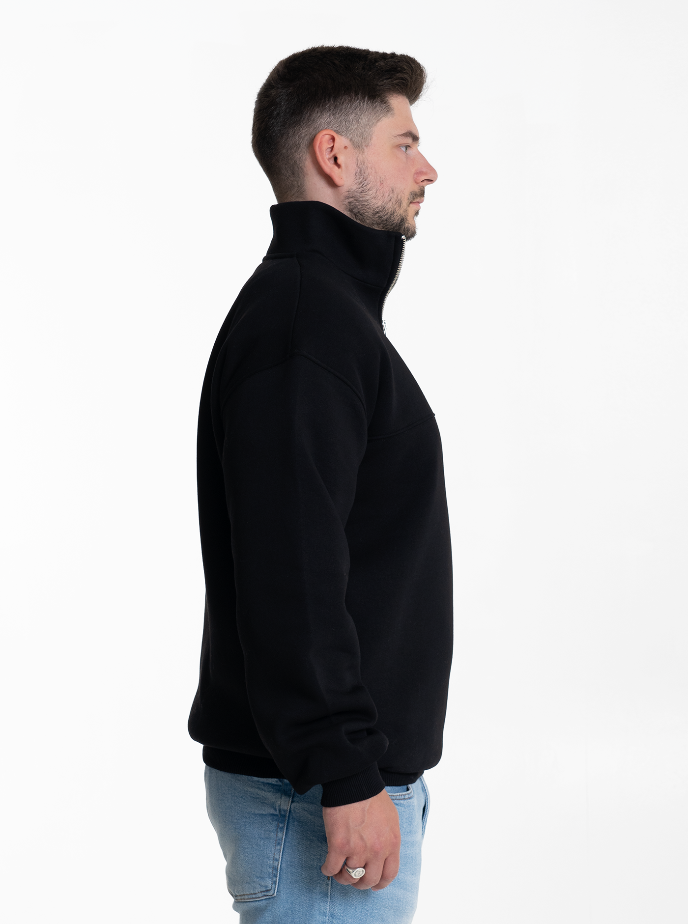 Heavy Halfzip “Schwarz" NEU
