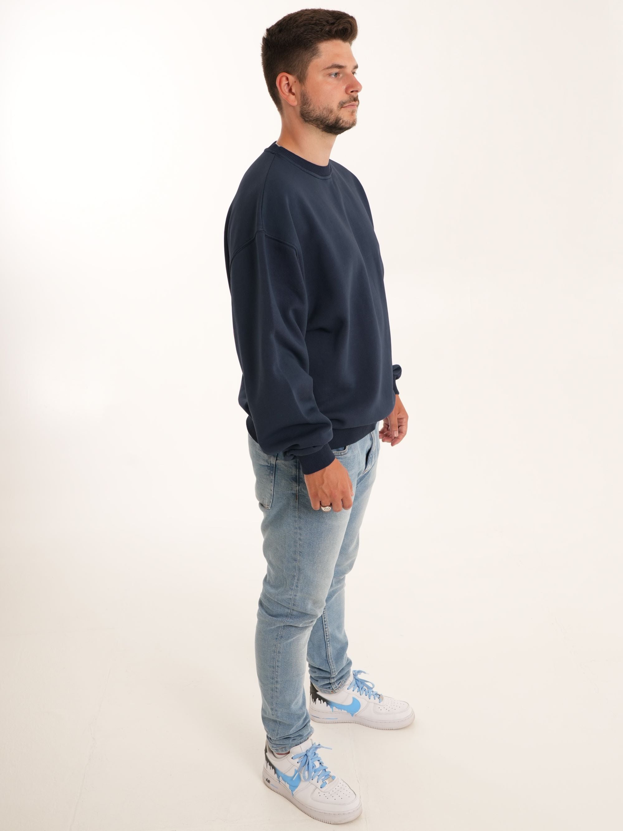 Heavy Crewneck "Marine" 320GSM
