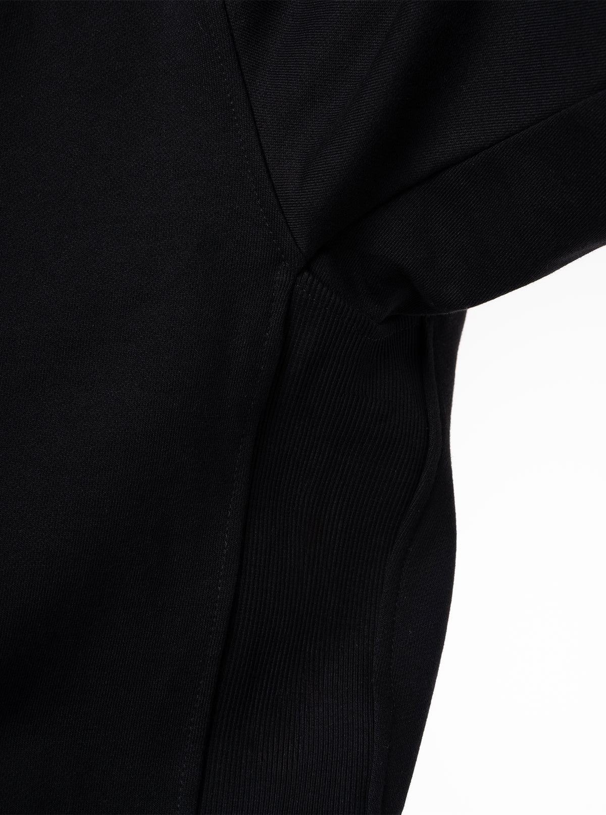 Premium Polo-Sweatshirt "Schwarz"