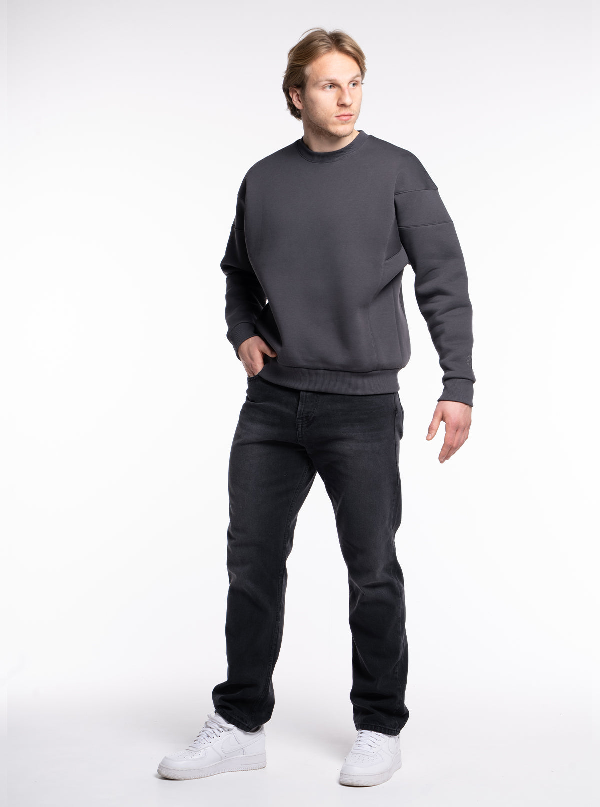 Crewneck 2.0 "Steingrau" 320GSM