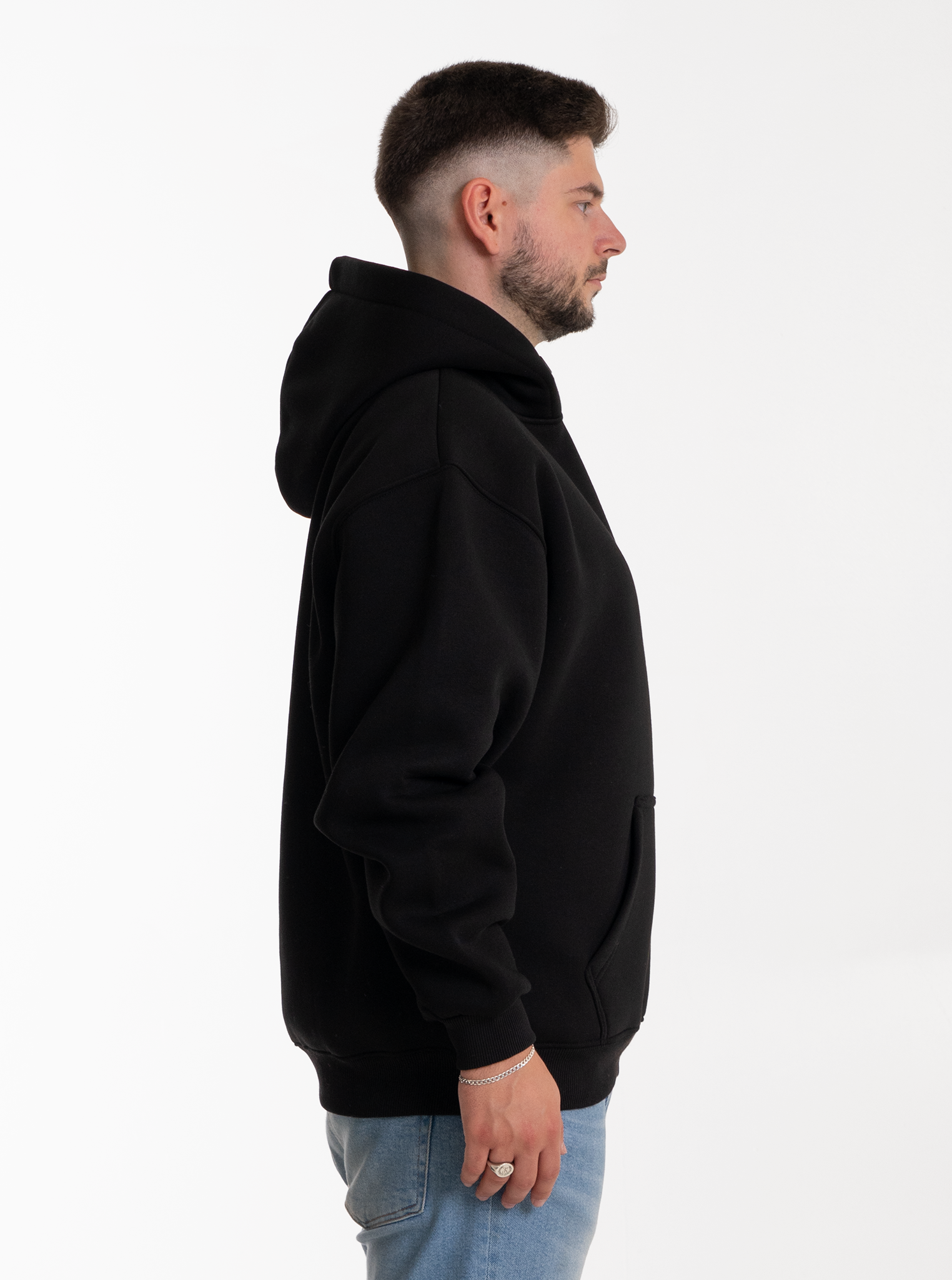 Heavy Hoodie "Schwarz" 320GSM