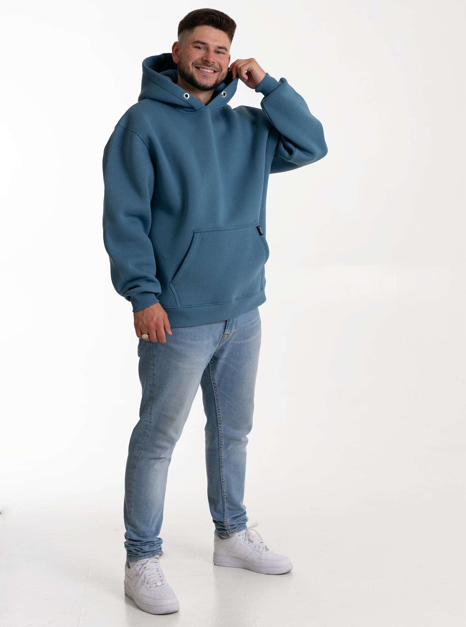 Heavy Hoodie "Petrol" 320GSM