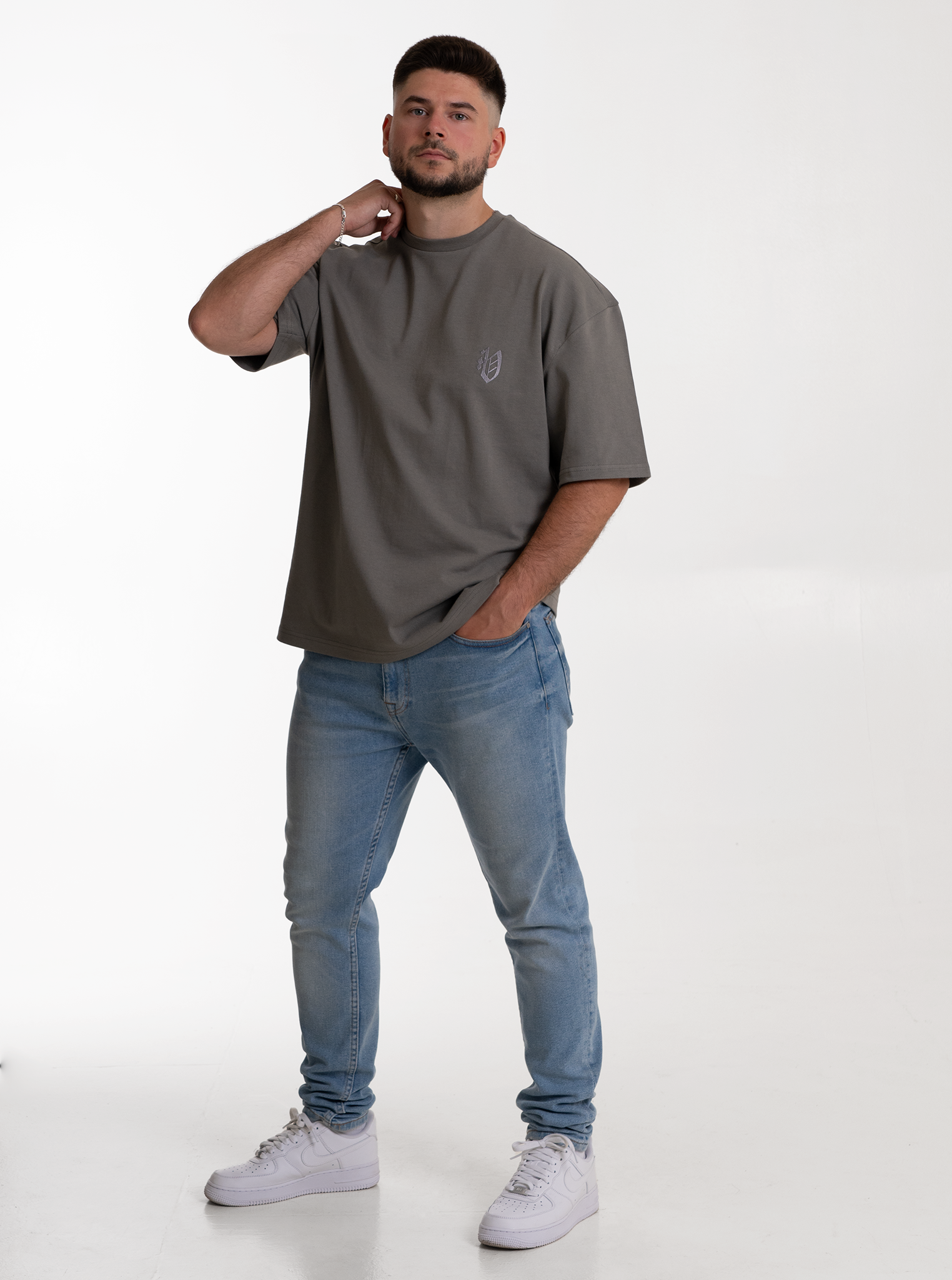 T-Shirt “Mittelgrau“ 270GSM