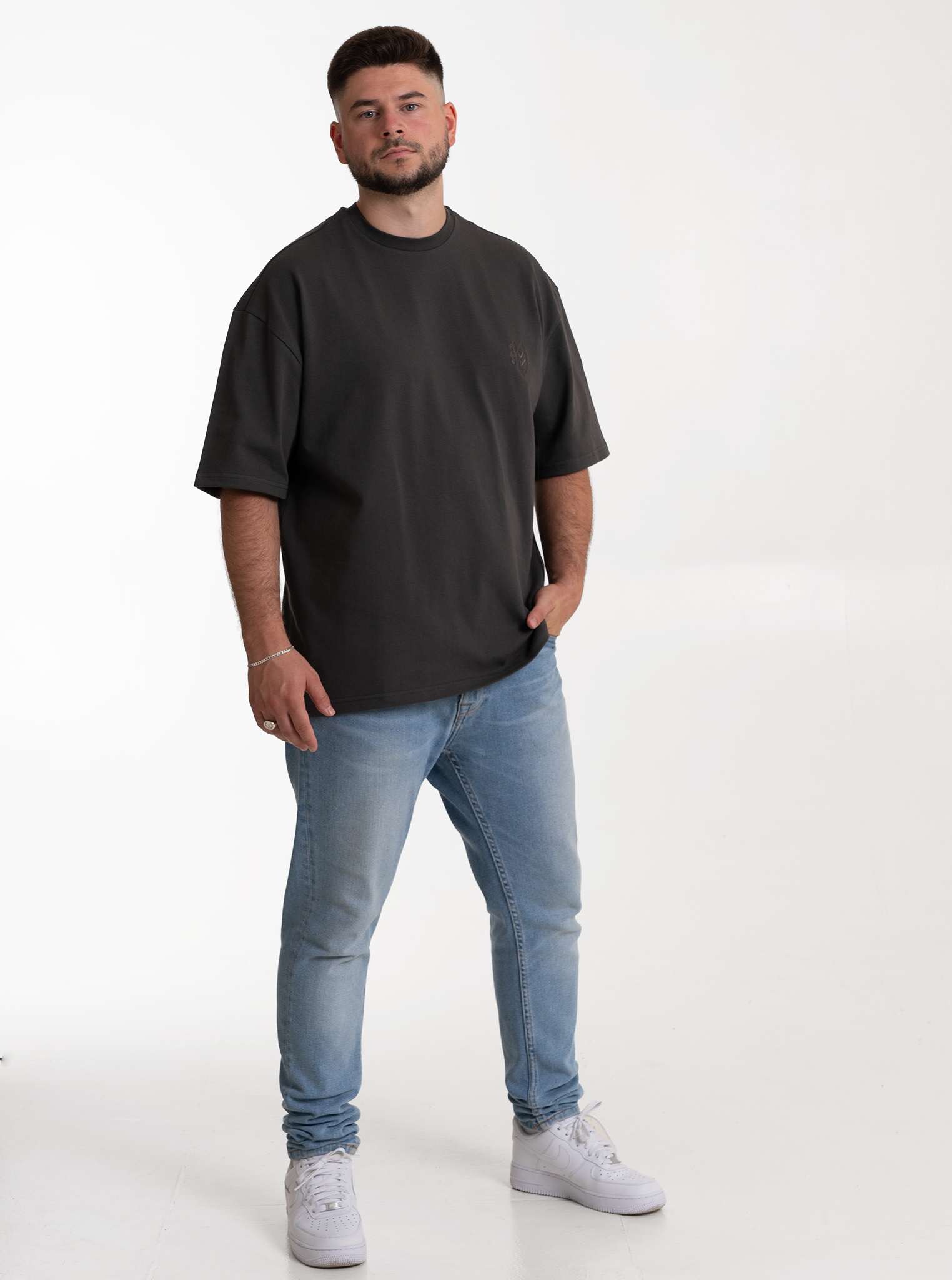 T-Shirt “Steingrau“ 270GSM