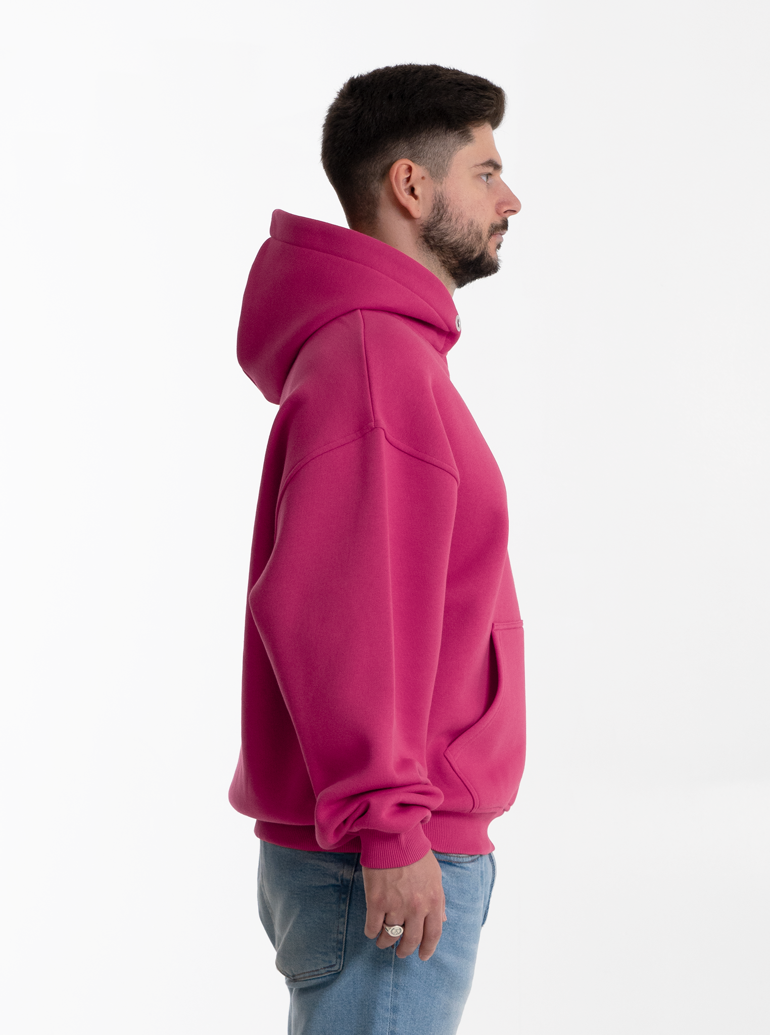 Heavy Hoodie "Himbeer" 320GSM