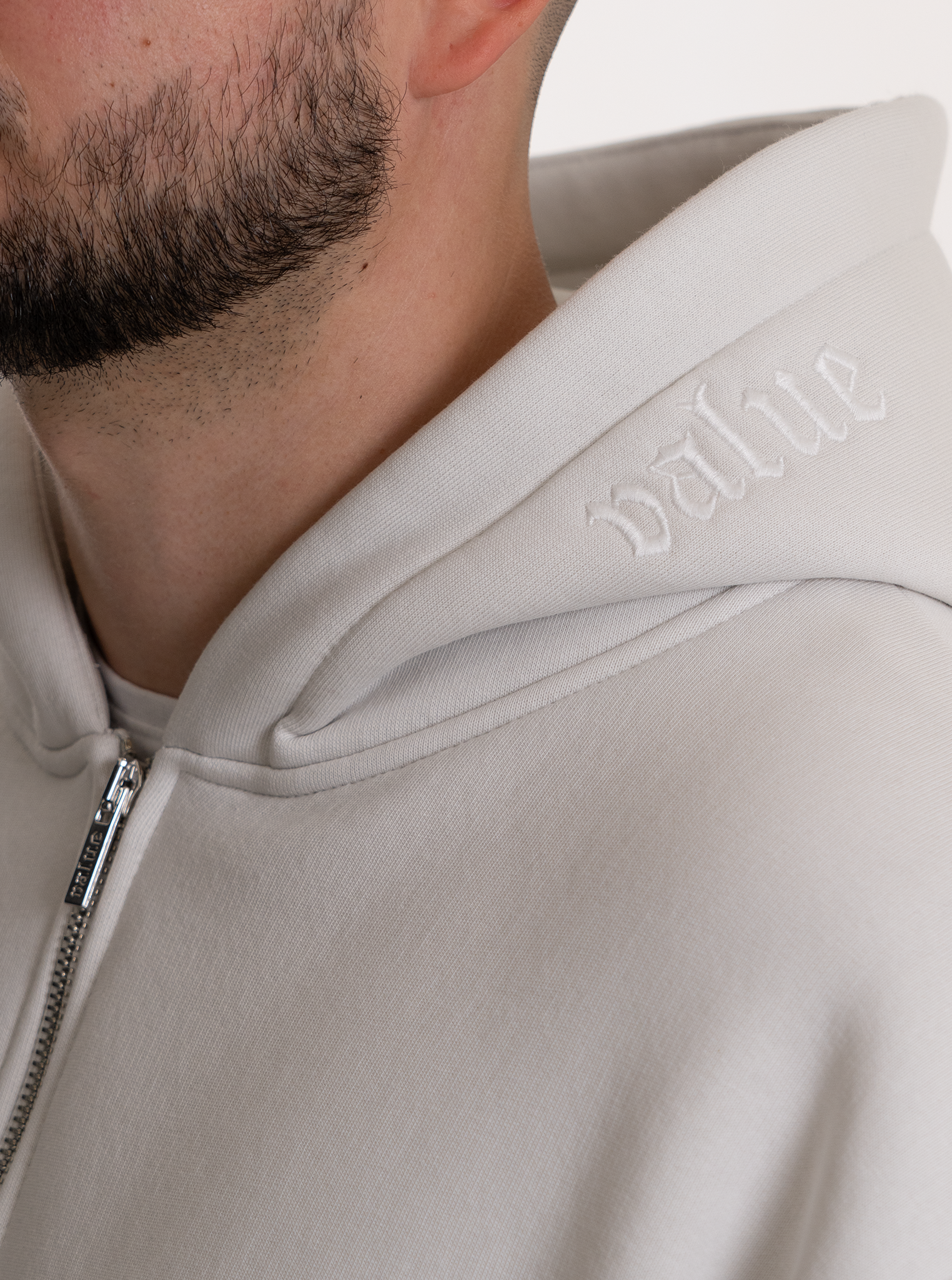Heavy Zipjacke “Kokosnuss” 320GSM