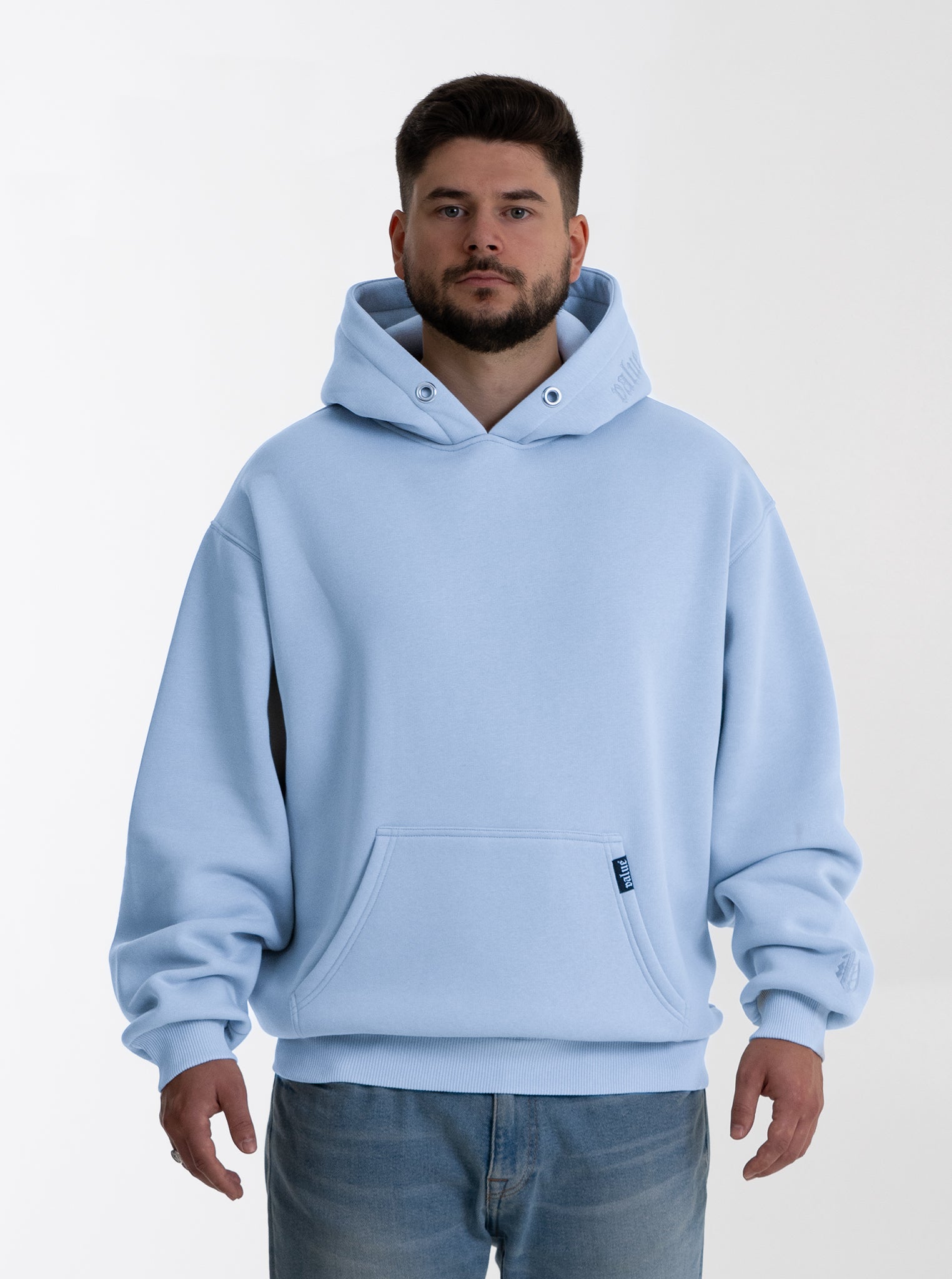 Heavy Hoodie "Babyblau" 320GSM