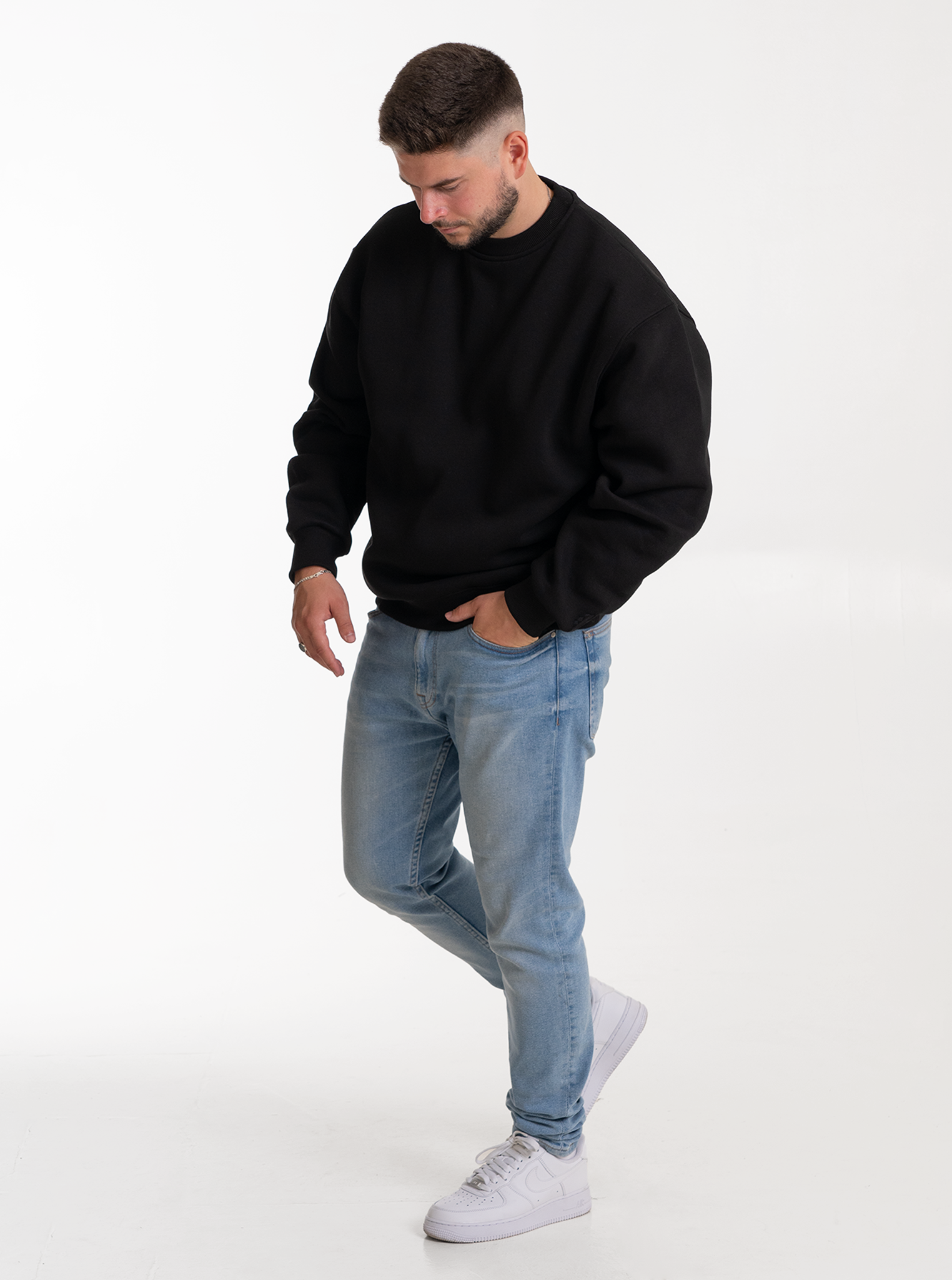 Heavy Crewneck "Schwarz" 320GSM
