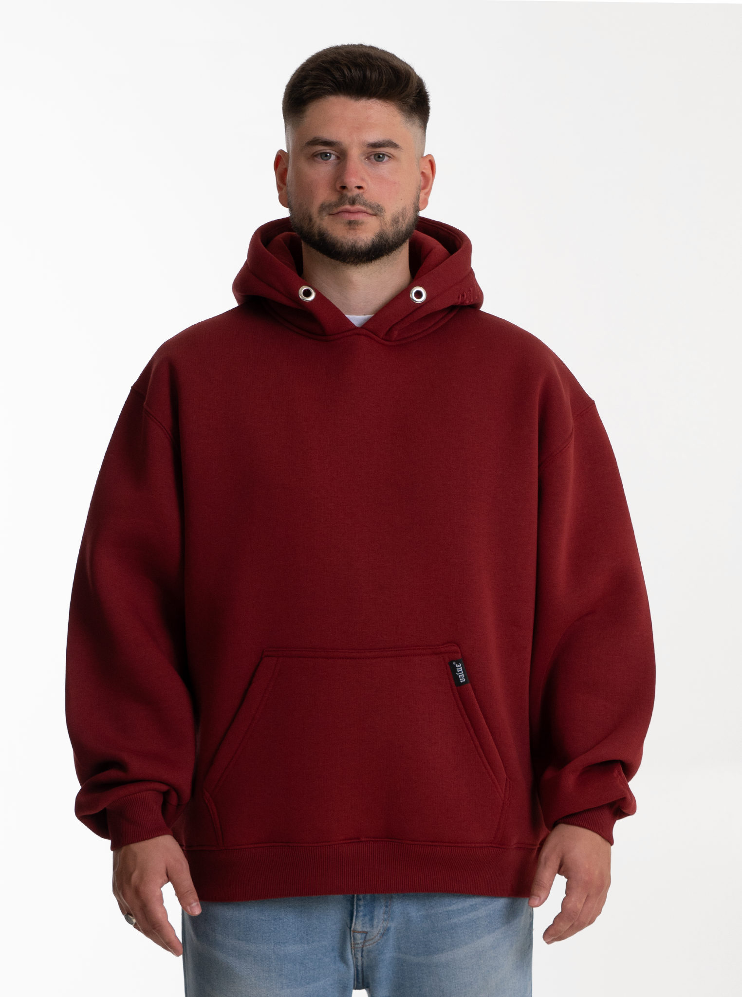 Heavy Hoodie "Rotwein" 320GSM