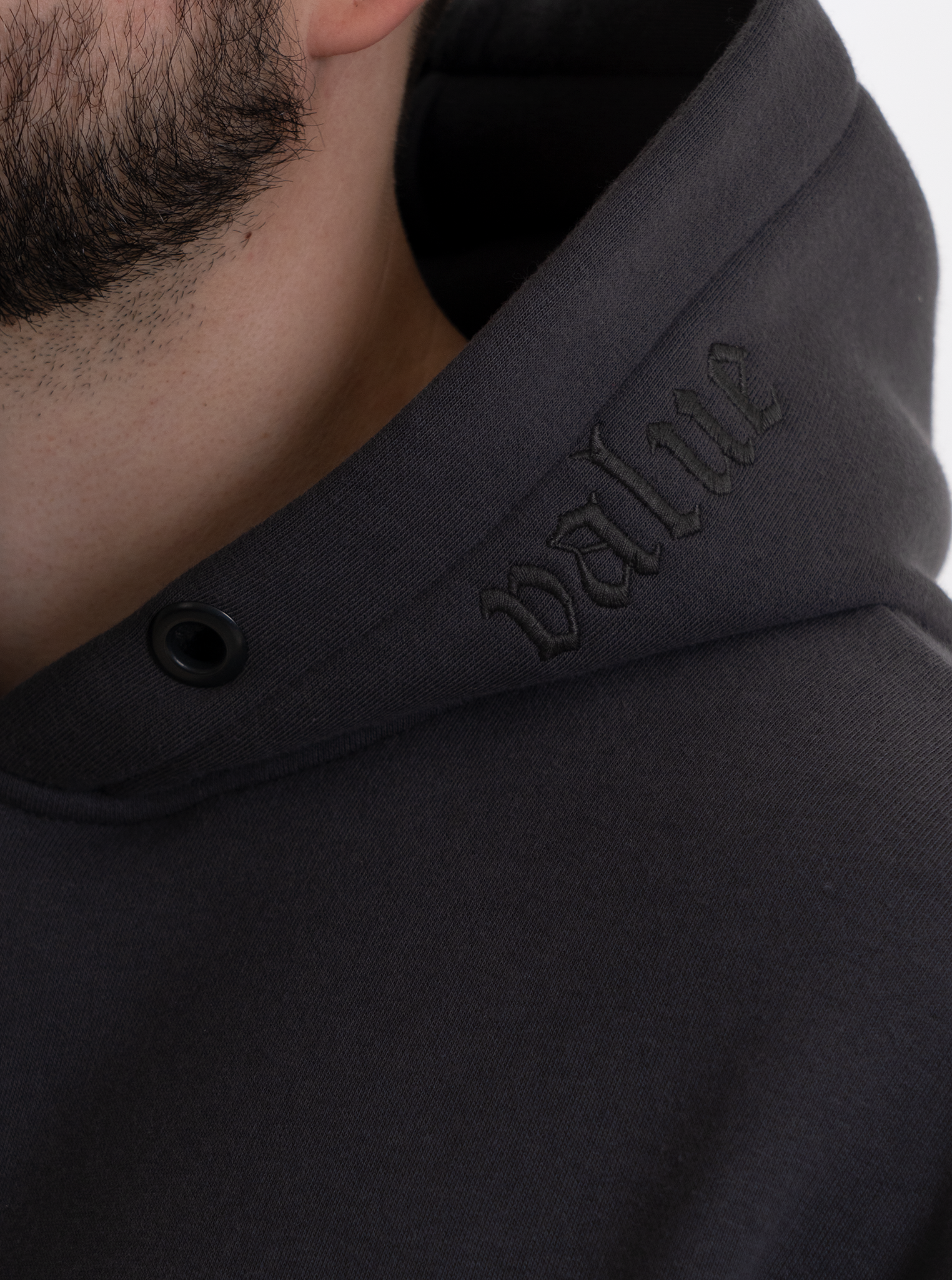 Heavy Hoodie "Steingrau" 320GSM