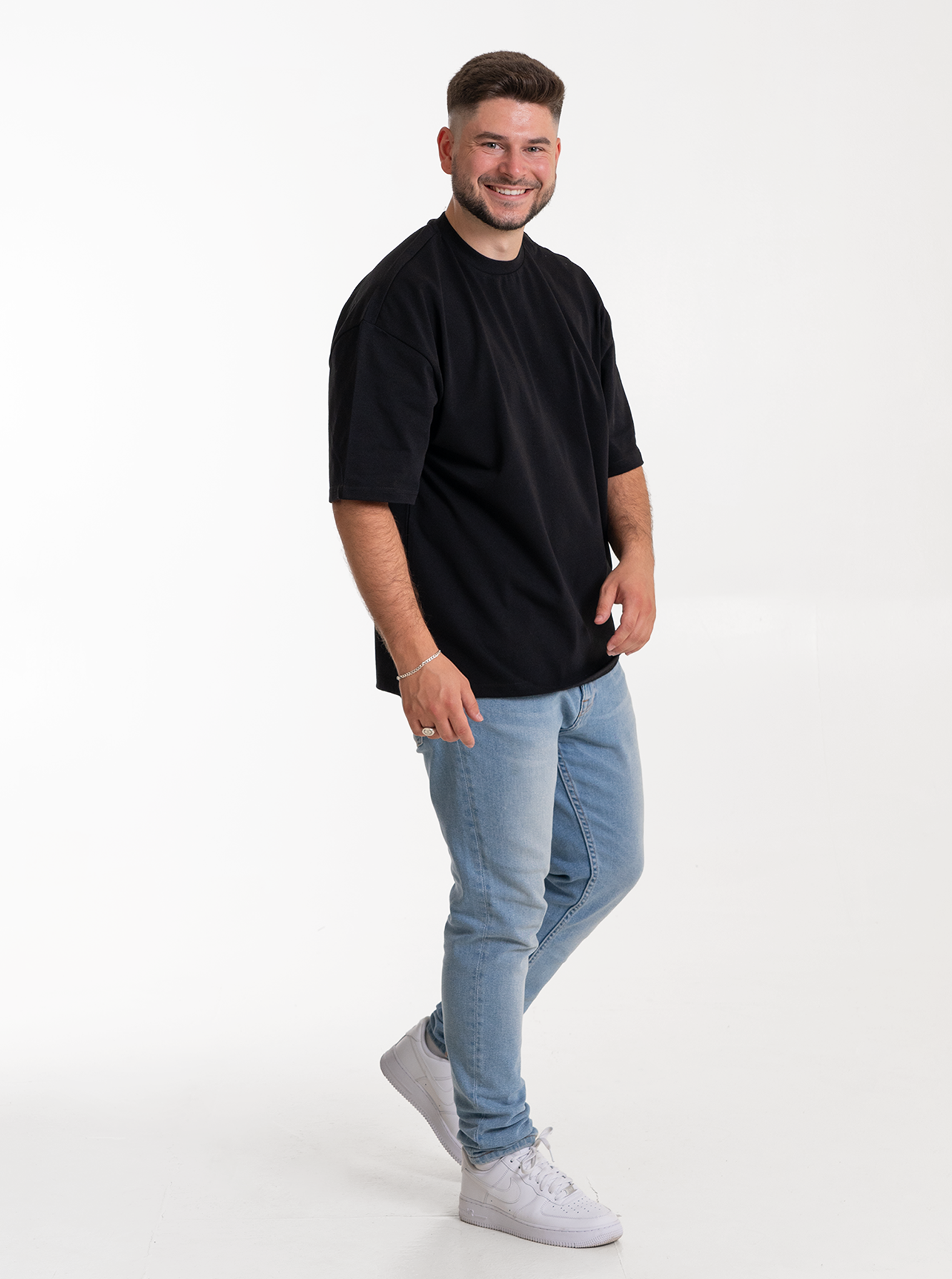 T-Shirt “Tiefschwarz“ 270GSM