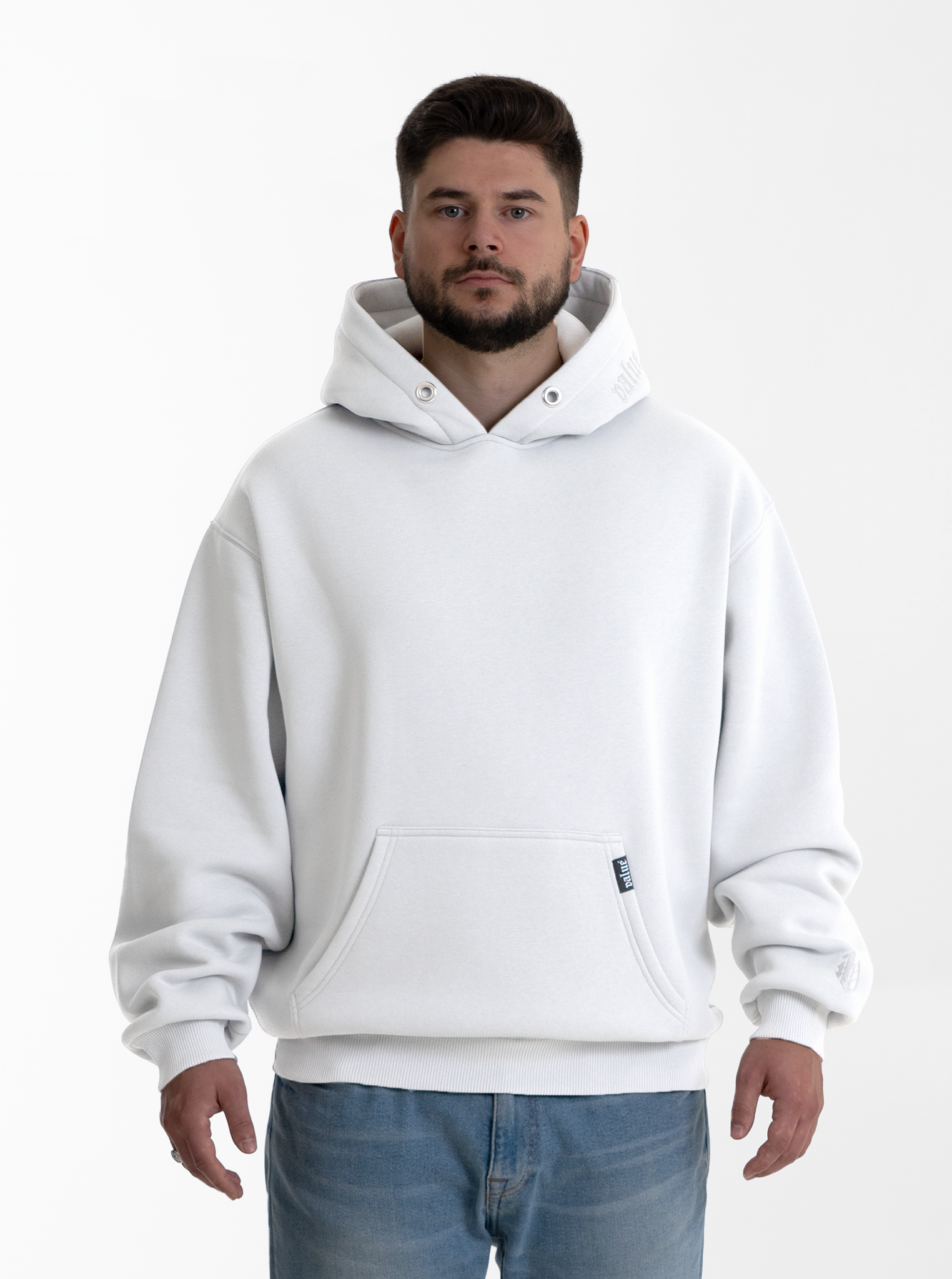 Heavy Hoodie "Schneeweiß" 320GSM