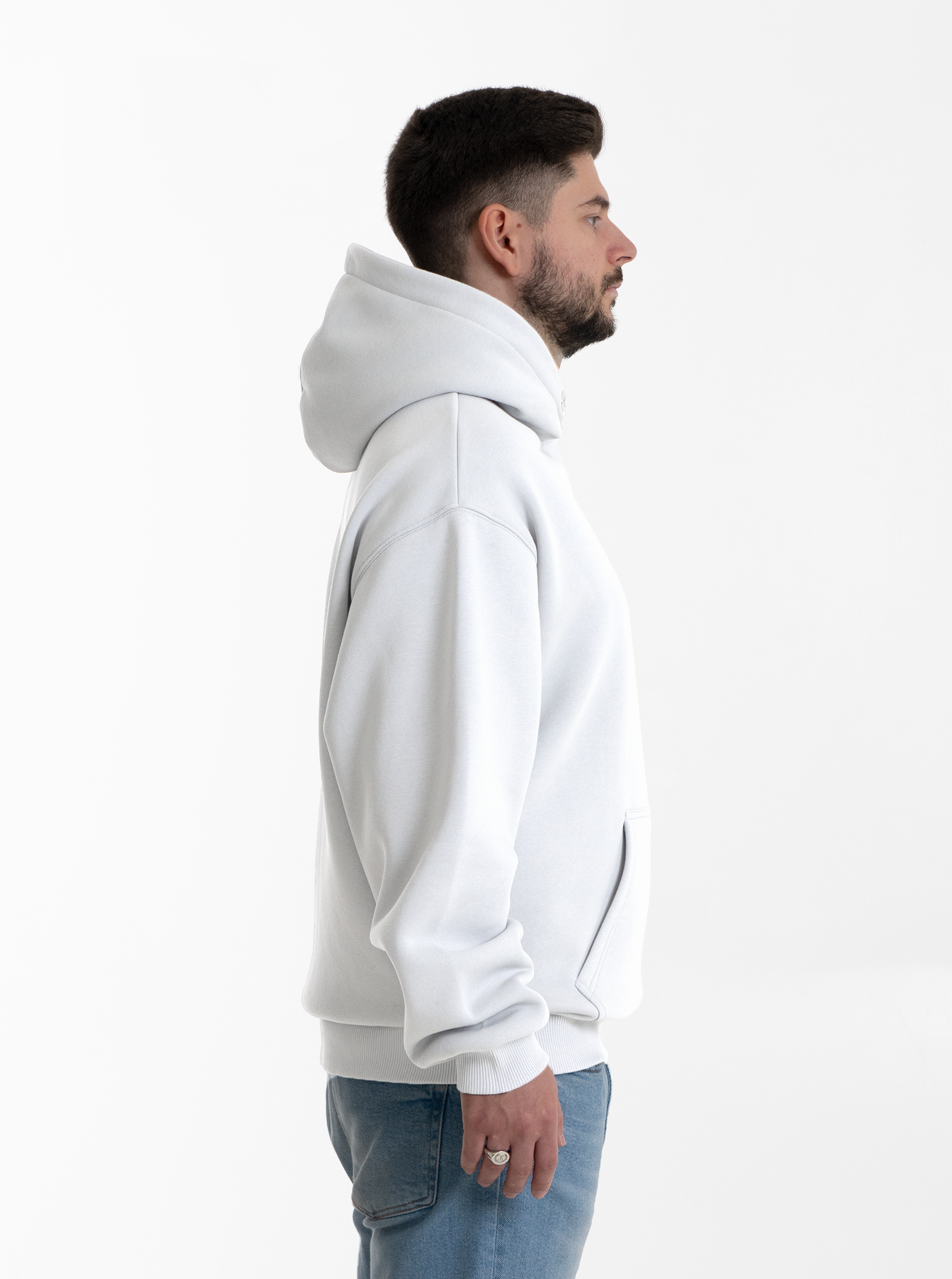 Heavy Hoodie "Schneeweiß" 320GSM