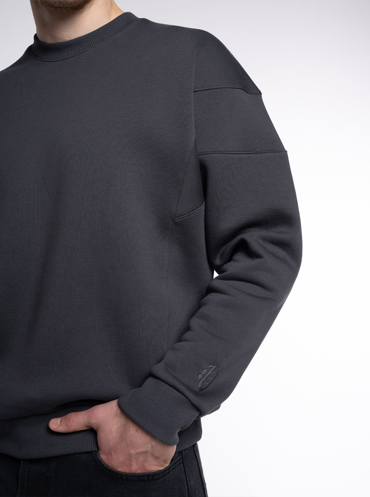 Crewneck 2.0 "Steingrau" 320GSM