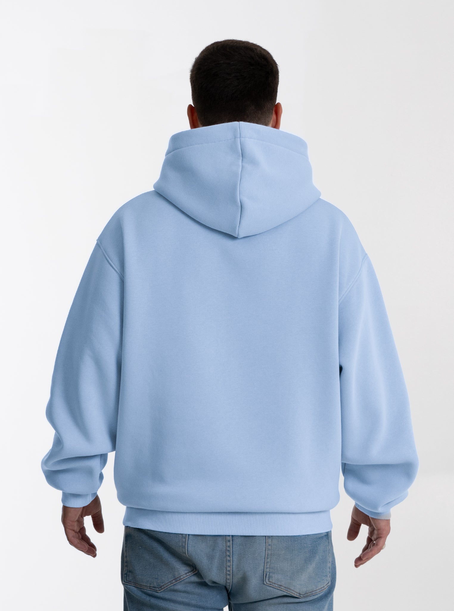 Heavy Hoodie "Babyblau" 320GSM
