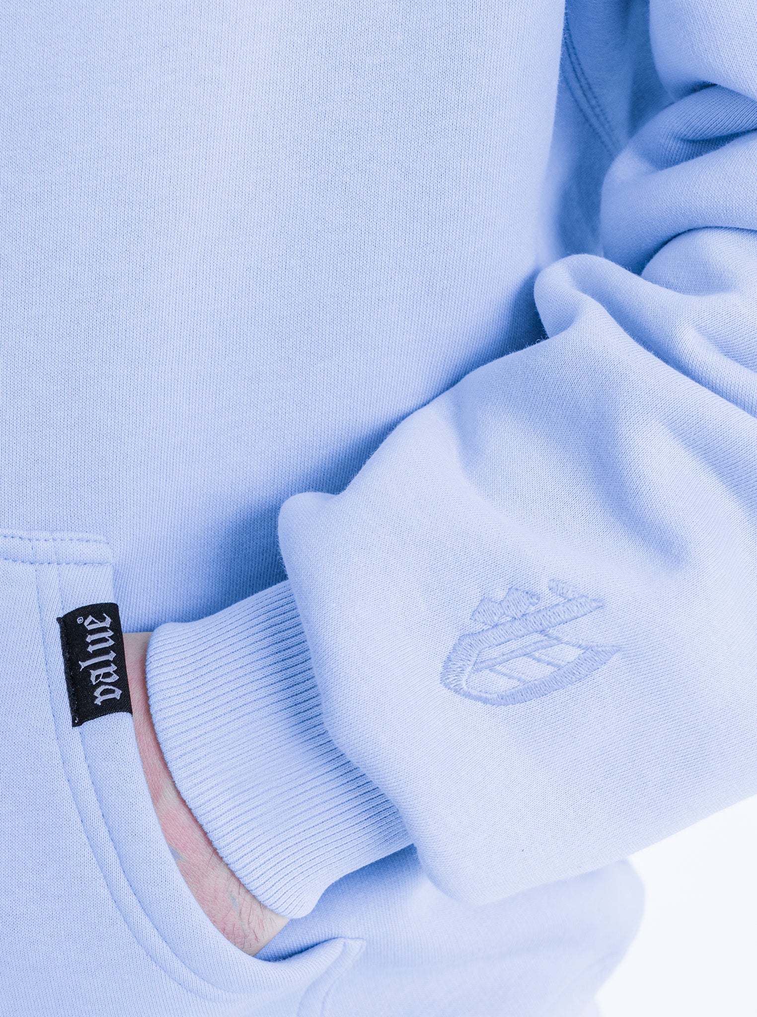 Heavy Hoodie "Babyblau" 320GSM