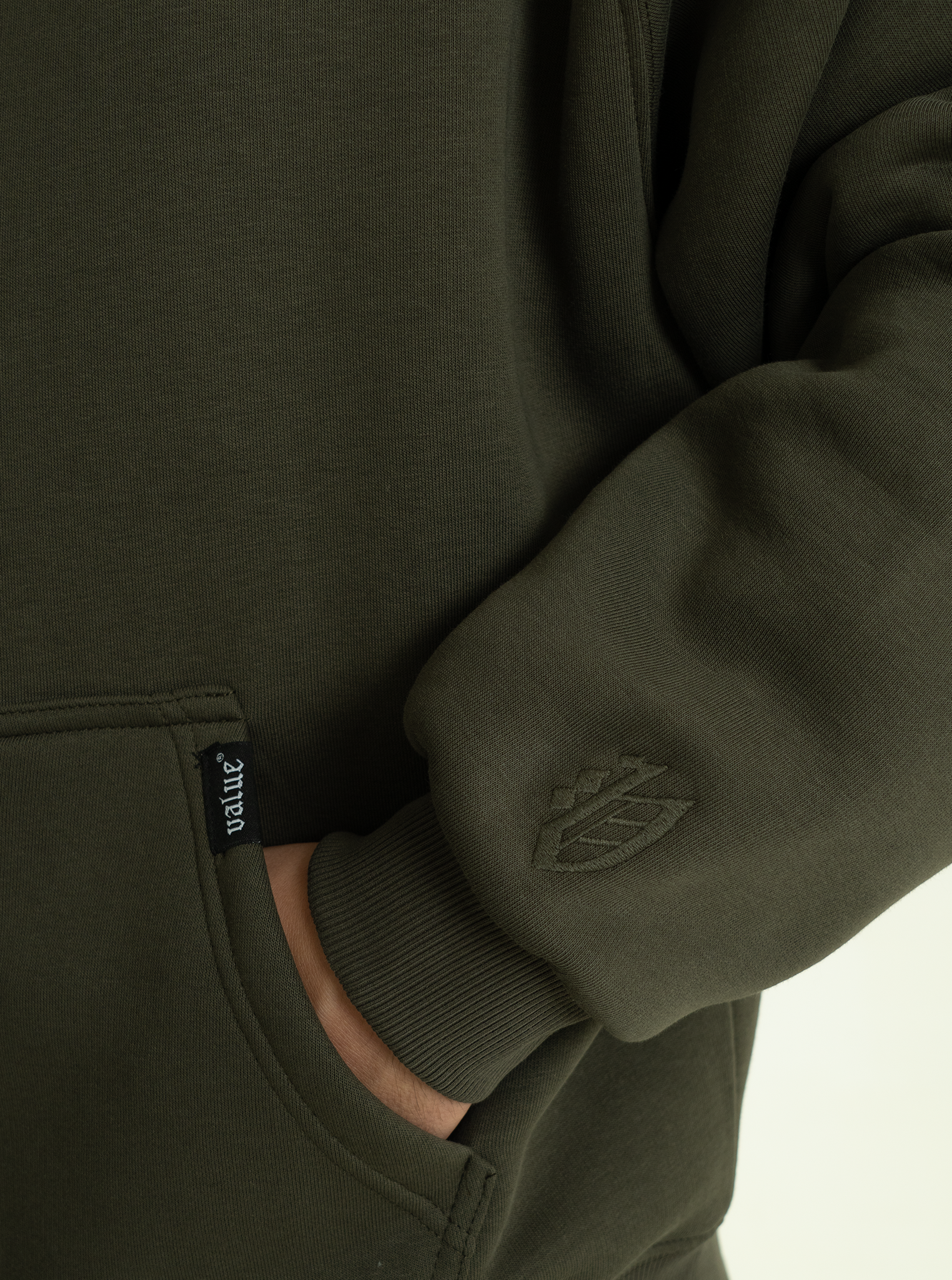 Heavy Zipjacke “Military” 320GSM