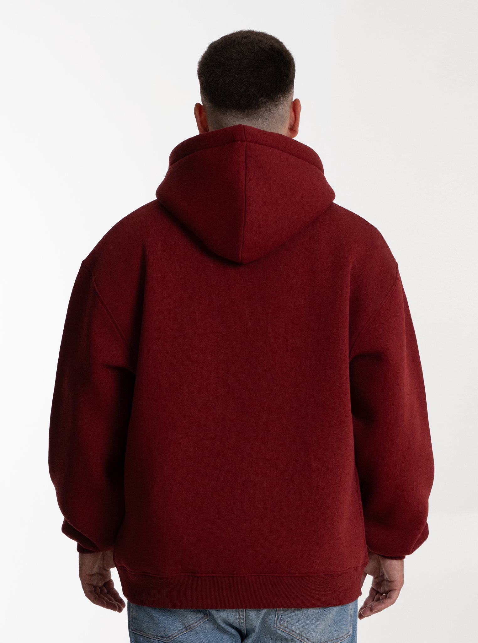 Heavy Hoodie "Rotwein" 320GSM