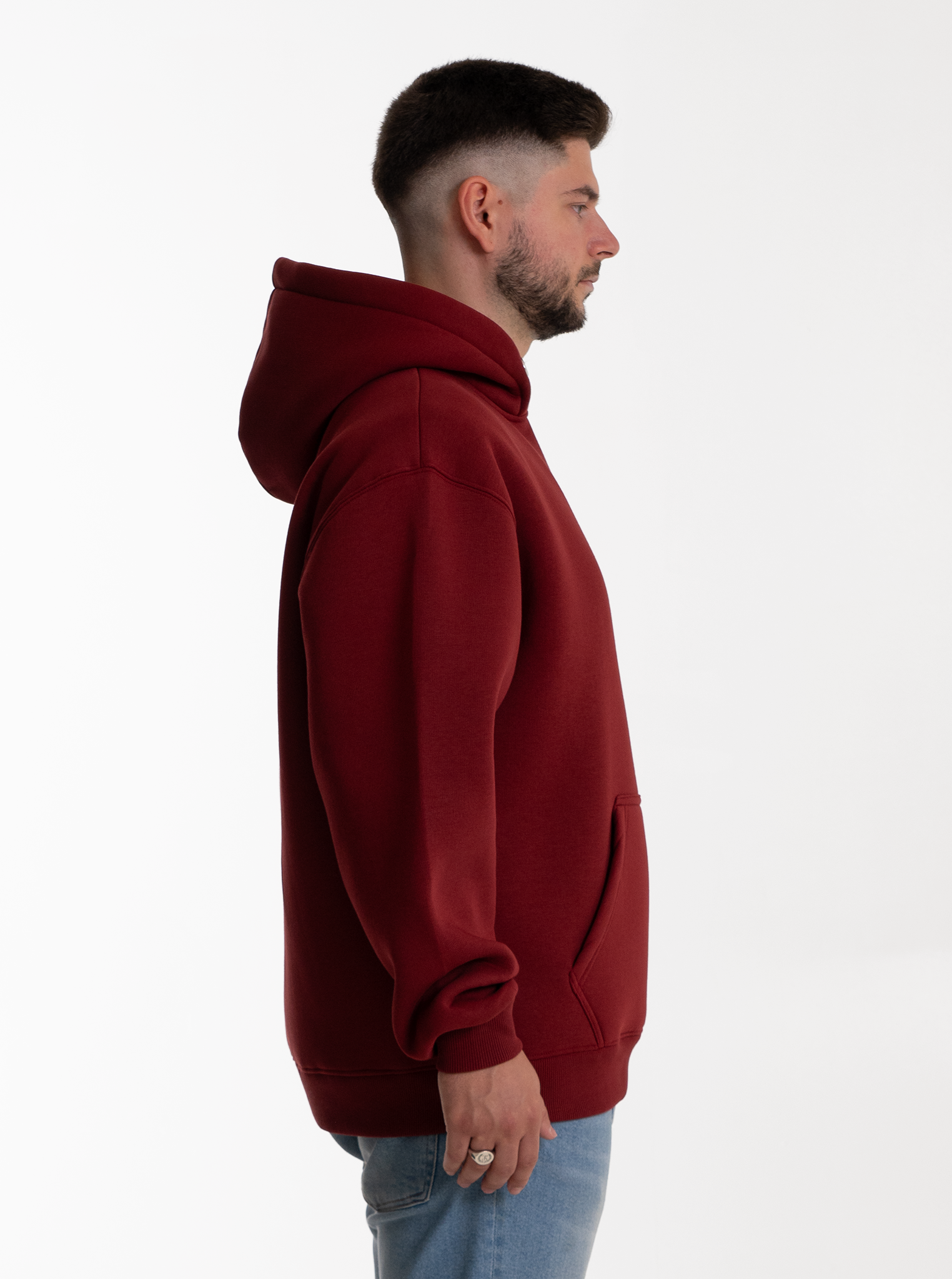 Heavy Hoodie "Rotwein" 320GSM