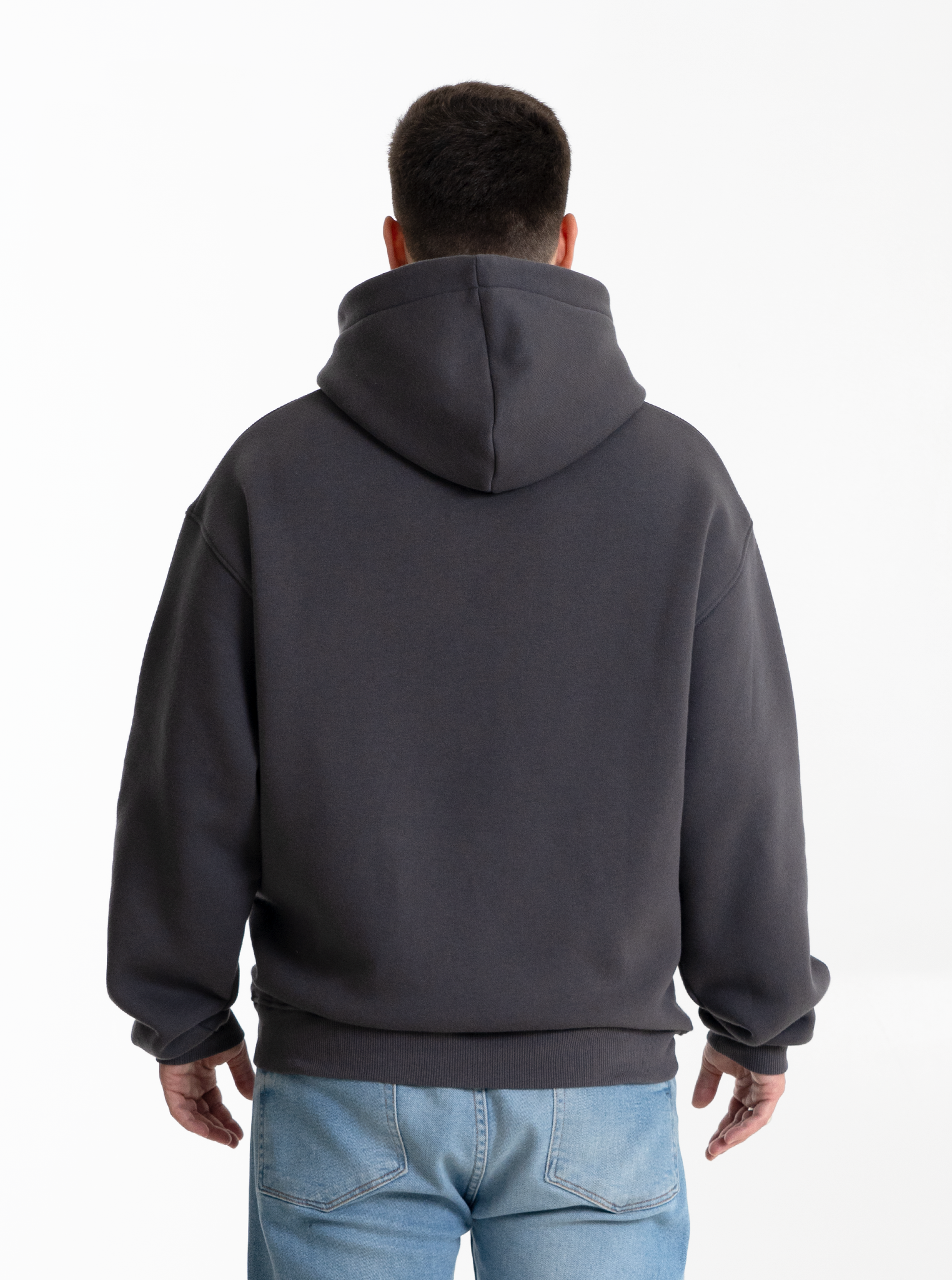 Heavy Hoodie "Steingrau" 320GSM