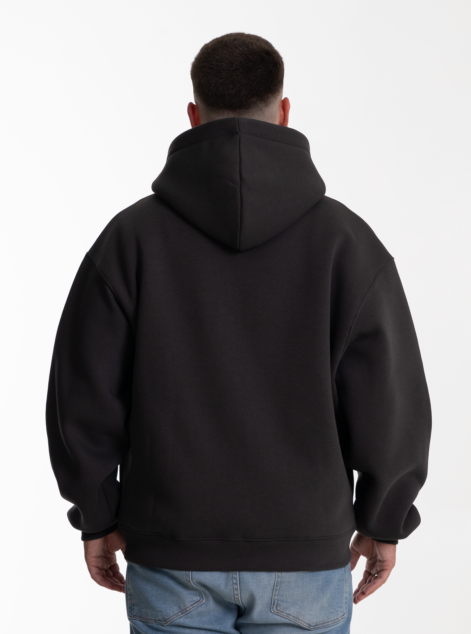 Heavy Zipjacke “Steingrau” 320GSM